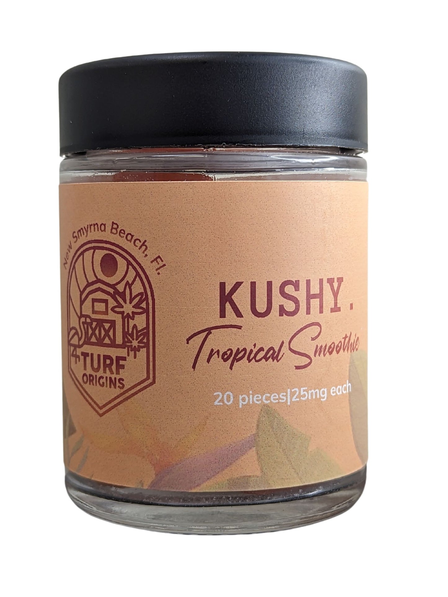 Kushy. Tropical Smoothie Gummies 25mg