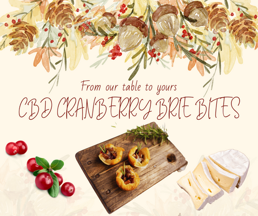 🦃🍁🌟Elevate Your Thanksgiving Feast with CBD-Infused Cranberry Brie Bites!🌟🍁🦃